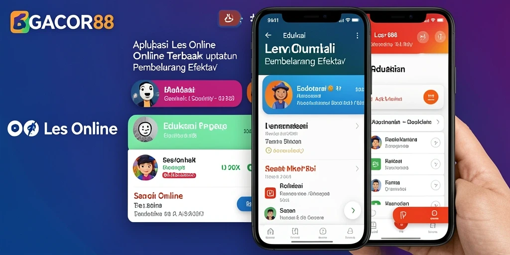 Tampilan antarmuka GACOR88 yang intuitif untuk Les Online.