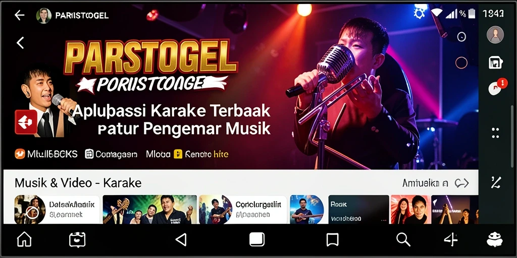 Tampilan antarmuka PARISTOGEL yang menarik dan fungsional.
